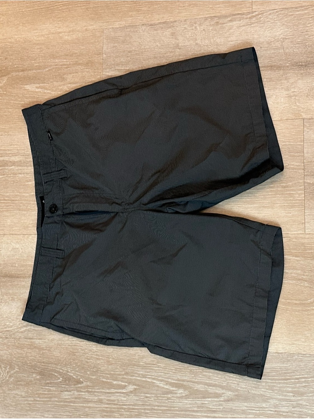 Travis Mathew Black Flat-Front Performance Shorts